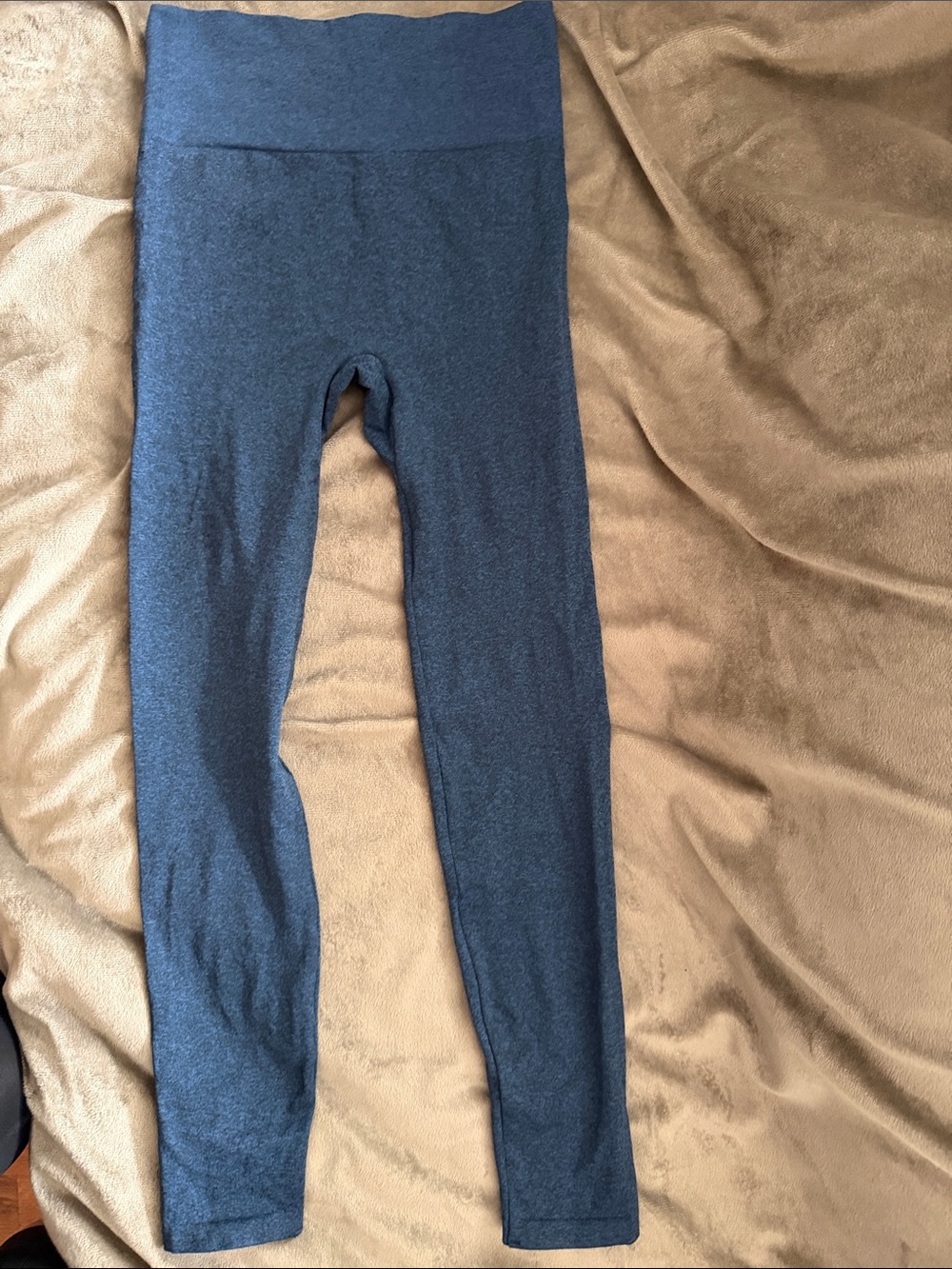 Warner's Dark Navy High-Waist Leggings